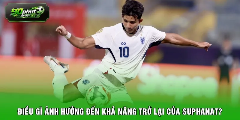Điều gì ảnh hưởng đến khả năng trở lại của Suphanat? 