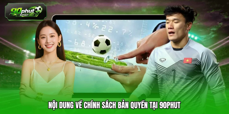 Nội dung về chính sách bản quyền tại 90PHUT