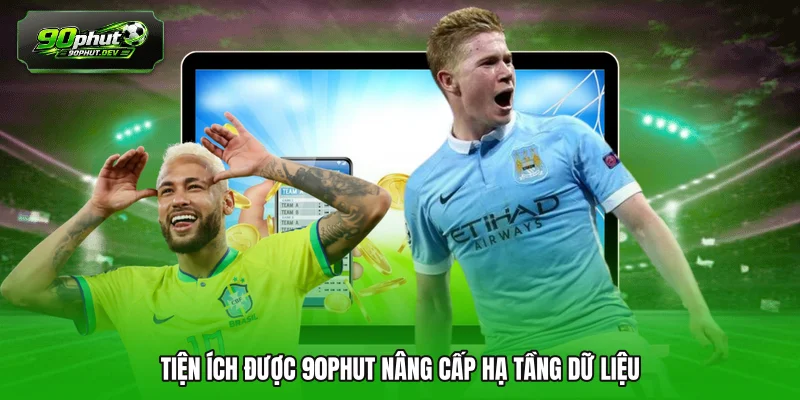 Tiện ích được 90PHUT nâng cấp hạ tầng dữ liệu